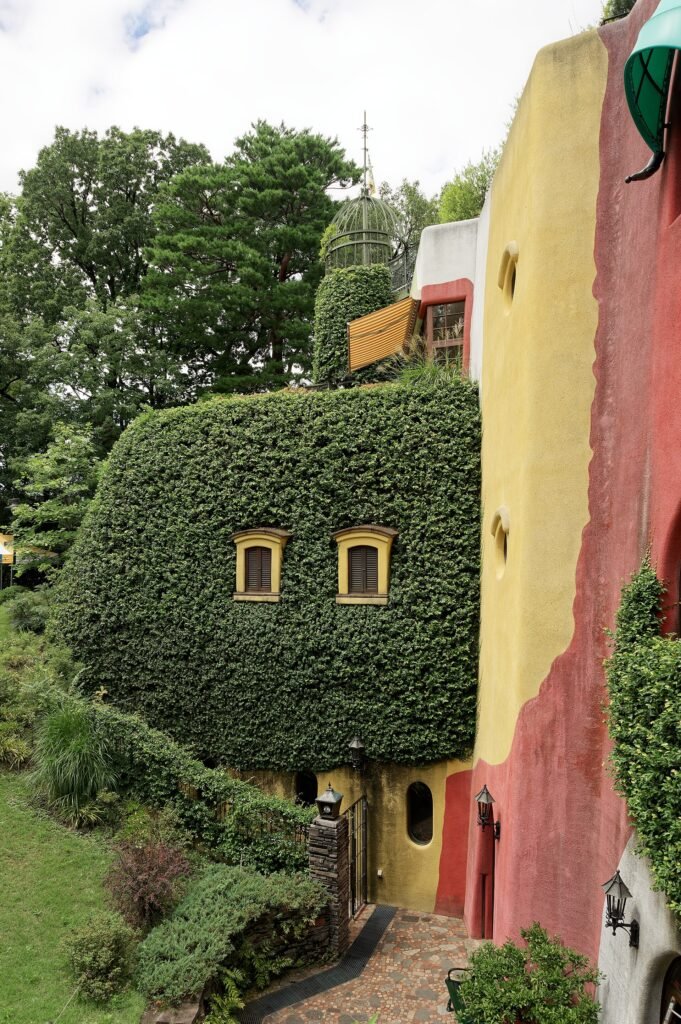 The exterior of the Ghibli Museum in Mitaka, Tokyo