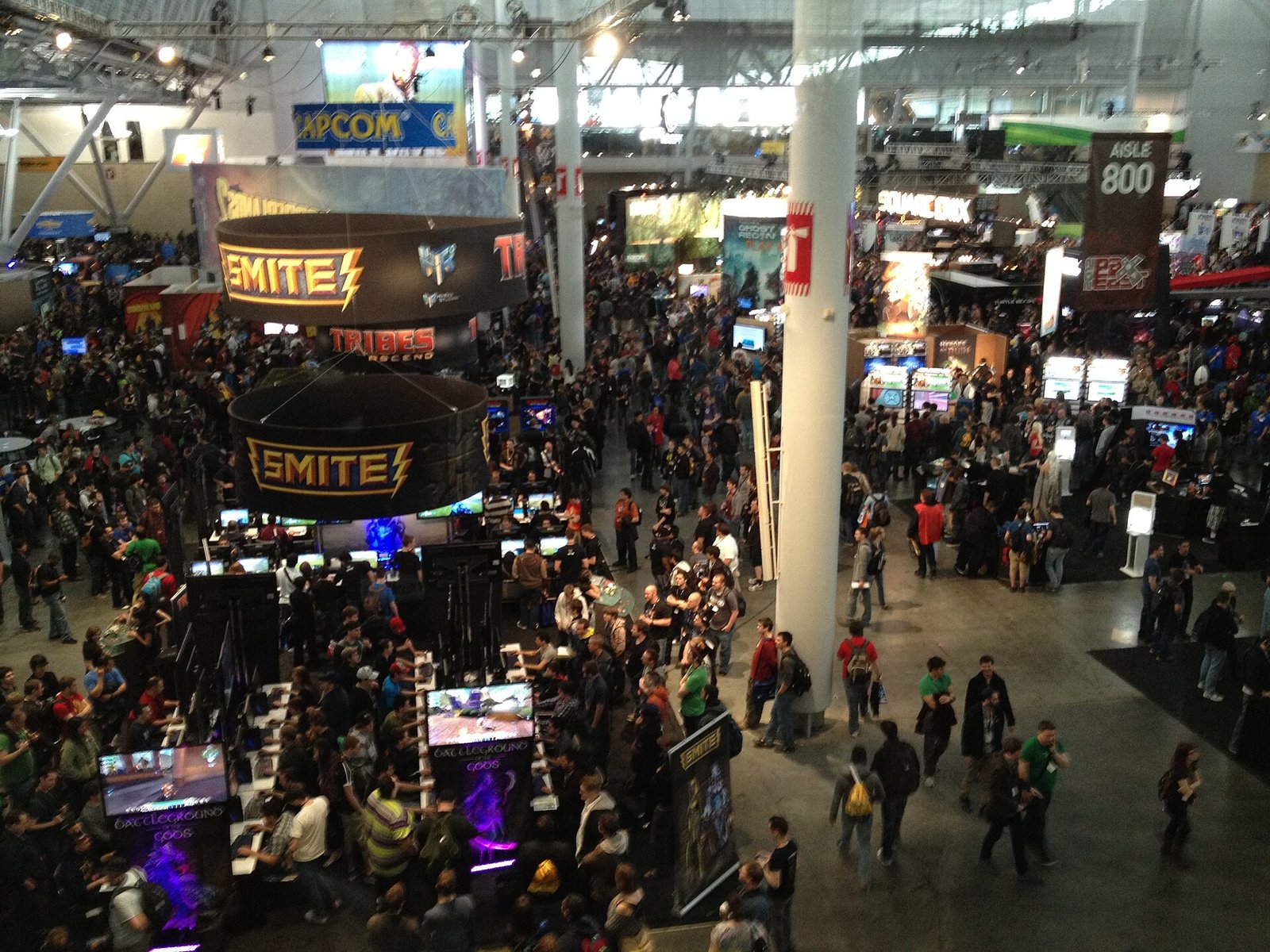 The expo hall at PAX East in Boston